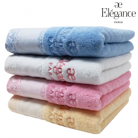 엘레강스 E-21 덴텔 칼라 전사 세면타올 40x80cm, 타올 #2