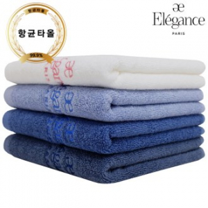 엘레강스 E- 21 솔리드 향균 세면타올 40x80cm