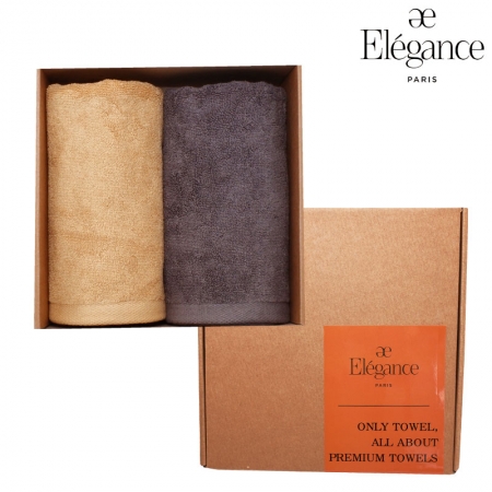 엘레강스 E - 21 솔리드 호텔 (160g) 세면 타올 2매  세트 #2