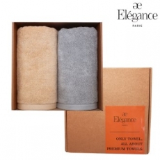 엘레강스 E-21 솔리드 호텔 170g 세면타올 2매 세트