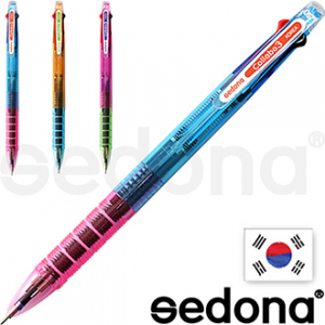 세도나 콜라보 니들 3색 볼펜 (독일 잉크 초초저점도) // 국산