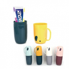 코끼리 여행용치약 칫솔세트 (커플, 2080 치약)