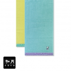 [송월타올] 스누피 뮤직 세면타올 (30수 코마 160g)