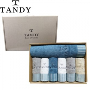 탠디 T-21 바코드 매직 타올 6p + 바코드 바스타올1p 세트