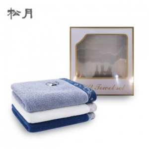 [송월타올] 스누피 스페이스 세면타올 3매입 세트 (160g)