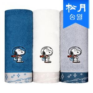 [송월타올] 스누피 스페이스 세면 타올 s