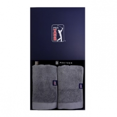 PGA 3단 수동 리플렉티브 우산 + 260g 면사 타올 2P세트 ( 미니 )