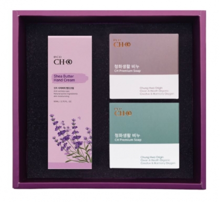 청호 시어버터 핸드크림, 아로마 비누 2구 세트