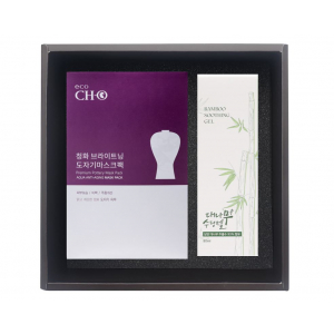 청화 브라이트닝 도자기 마스크 팩 5p, 수딩젤 세트