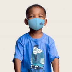 [바이오 아동 마스크] 코오롱ATB원단 로고 인쇄 패션 마스크