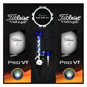 타이틀리스트 PRO V1 6구 볼마커칩 자석티 세트