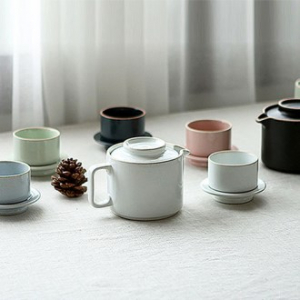 [국산] 물망초 다기 6P 세트