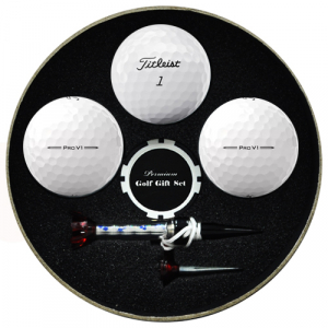 원형 타이틀리스트 PRO V1 3구 볼마커 칩 자석티 세트