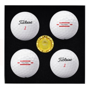 타이틀리스트 트루필 매직 4구 순금 볼마커 세트