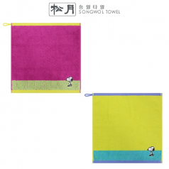 송월 스누피 컬러 36 고리 손수건, 핸드타올