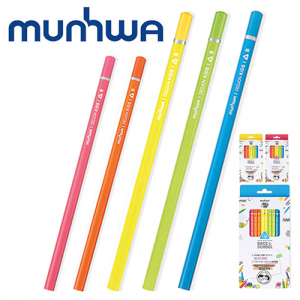 문화 더존 키즈 삼각 연필 10P세트