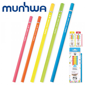 문화 더존 키즈 삼각연필 5P세트