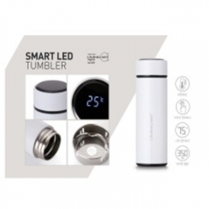 리빙아트 스마트 LED 온도 텀블러 350ml
