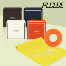 플씨드 악력기 초급(지압형/오렌지) 1P + 라텍스밴드1단계(옐로우) 1P 2종 세트