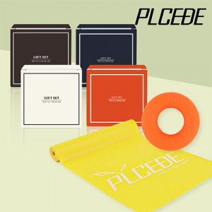 플씨드 악력기 초급(지압형/오렌지) 1P + 라텍스밴드1단계(옐로우) 1P 2종 세트