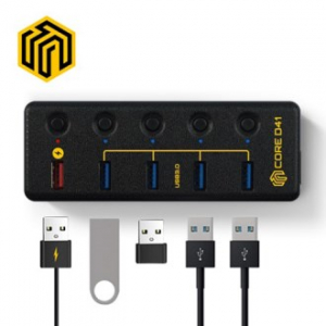 씽크웨이 CORE D41 USB 3.0 5포트 충전겸용 허브