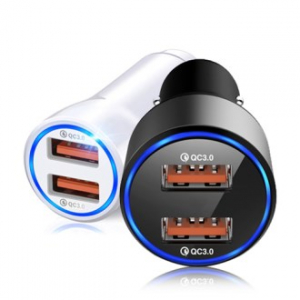 베네치아 퀄컴3.0 듀얼 차량용 고속충전기 18W