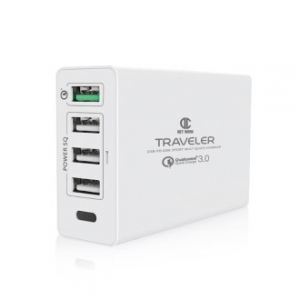 트레블러 퀄컴 고속 멀티 3.0 충전기 5포트 PD 60W