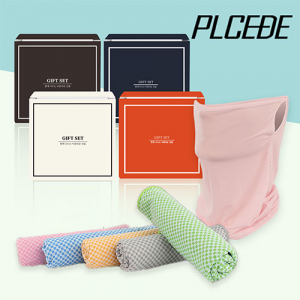 플씨드 귀걸이 쿨 마스크 1P + 뱀부 얀 쿨타올 1P 2종 세트