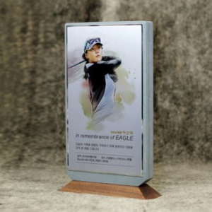 인물화 골프패 트로피 상패 싱글 이글 홀인원 감사패