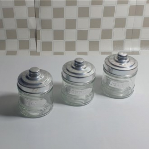 유리용기6p 세트, 유리용기, 다용도용기