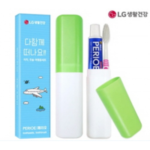 엘지 여행용칫솔 치약 2P (종이 케이스 유)