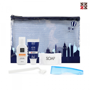 아모레 네이비 메쉬 여행용세트 5종