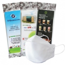 4중필터 일반 대형 마스크 - 전단지 인쇄제품 KC인증, 국내생산