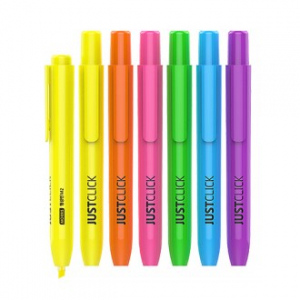 모리스 져스트 클릭 형광펜 M2 / 뚜껑 필요없는 클릭 방식 // 국산