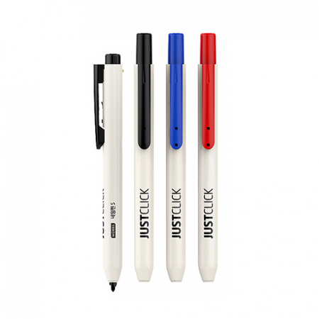 저스트 클릭 네임펜 S / 캡이 필요없는 클릭 방식 // 국산 #2