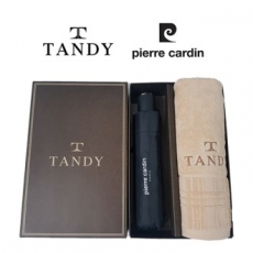 탠디 윈도우 세면 타올+피에르가르뎅 무지 3단 수동 우산 6번 세트- 베이직