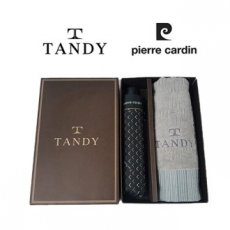 탠디 바코드 세면 타올+피에르가르뎅 댄디 3단 수동 우산 1번 세트