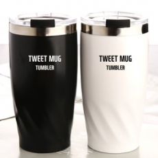 트윗 머그 이중 스텐 텀블러 420ml // 풀컬러 인쇄