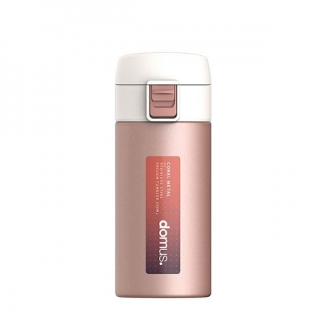 도무스 로코 원터치 보온보냉 텀블러 350ml (코랄메탈) #2