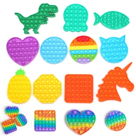 푸시팝 푸쉬팝 버블 팝잇 레인보우 POPIT #2