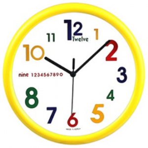 착한 컬러 라운드 벽시계 235