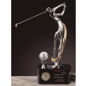 크롬 투톤 골프트로피 1