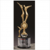 작은이미지: 조각가 작품 콜렉션 4 - 골드 금속크리스탈 골프트로피 #2