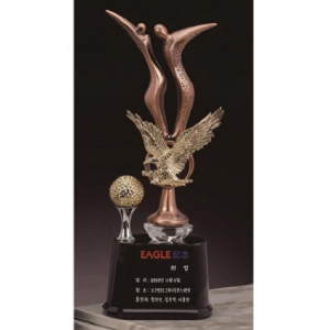 조각가 작품 콜렉션 12 - 브론즈 금속크리스탈 골프트로피