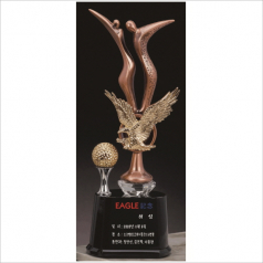 조각가 작품 콜렉션 12 - 브론즈 금속크리스탈 골프트로피