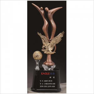 조각가 작품 콜렉션 12 - 브론즈 금속크리스탈 골프트로피