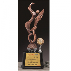 조각가 작품 콜렉션 7 - 브론즈 금속크리스탈 골프트로피