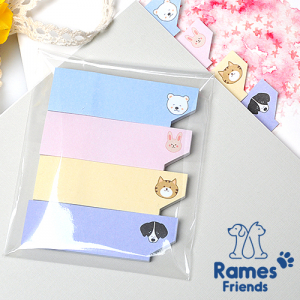 라메스프렌즈 점착메모지4P 세트