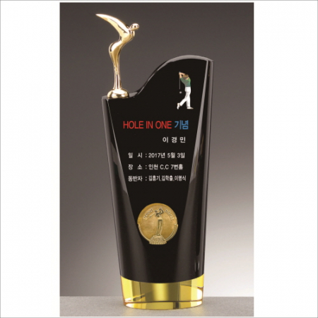 투톤 스몰골프모션 트로피 #2