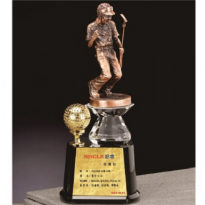 청동 크리스탈 남성 골프트로피 9